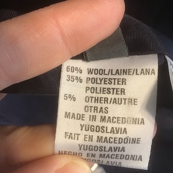 LIZWEAR Woman’s Vintage Boxy Textured Speckled 2 Button Blazer 10 - Picture 6 of 7